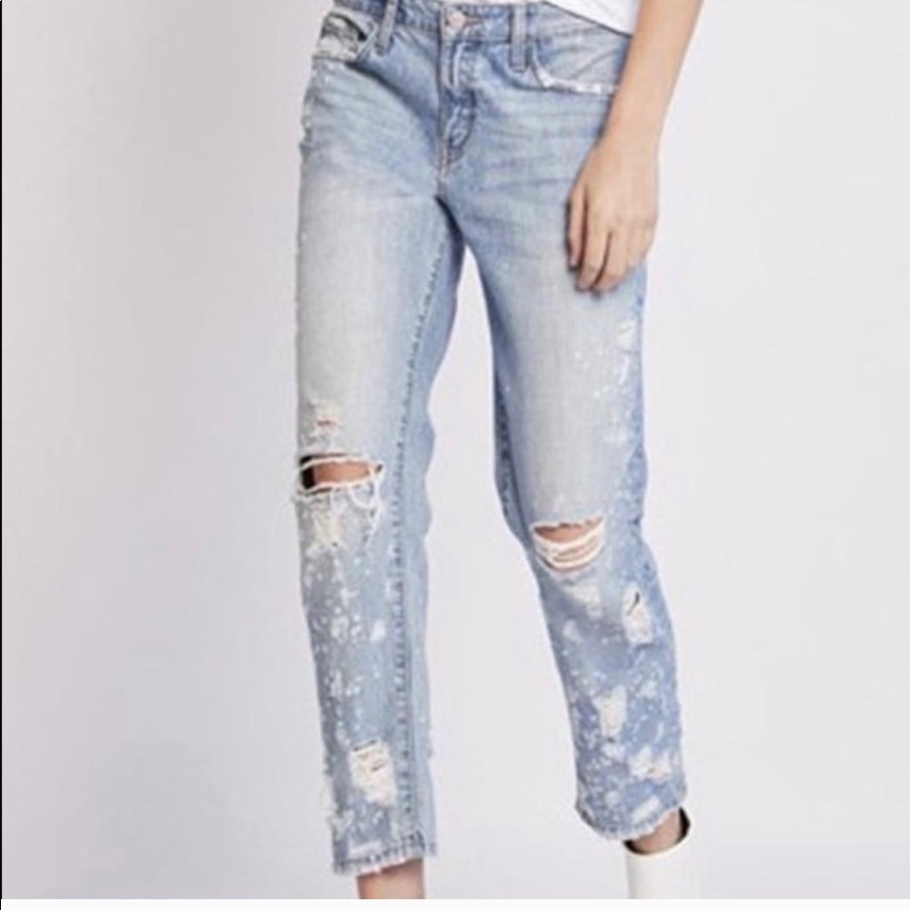 Flying Monkey Distressed Boyfriend Jeans